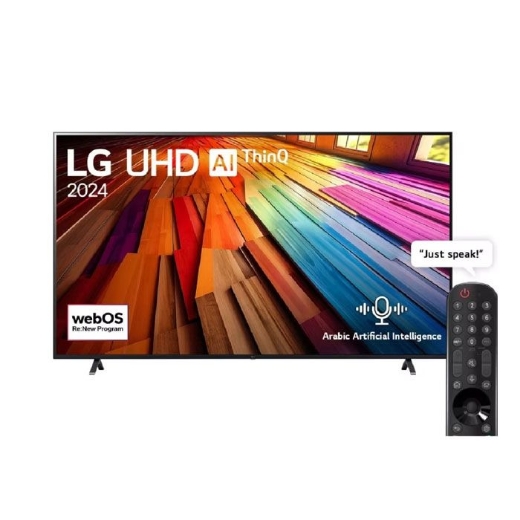 صورة LG TV 43 Inch 4K UHD LED Smart With AI Magic remote - webOS24 - 43UT80006LA (2024)